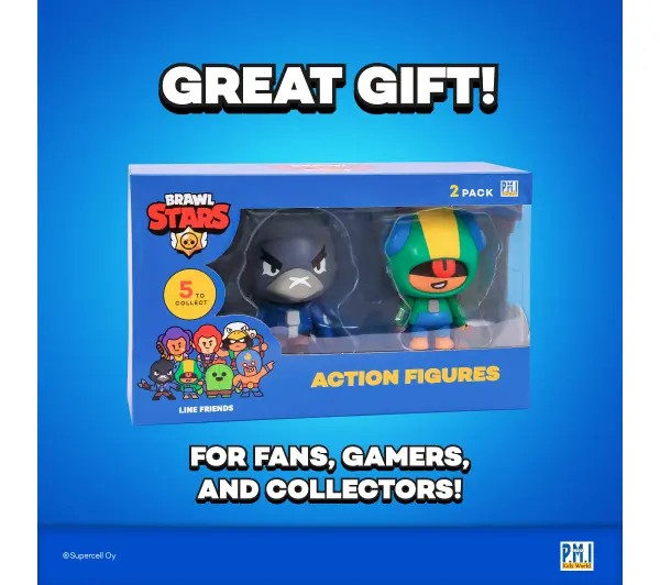 PMI Kids World Brawl Stars - Crow & Leon BRW6015B