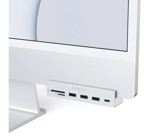 Satechi ST-UCICHS USB-C Clamp Hub iMac Srebrny