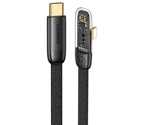 Kabel USB Usams USB-C - USB-C 1.2 m Czarny (USA891)