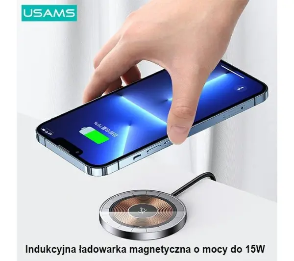 USAMS magnetic 15W Czarny