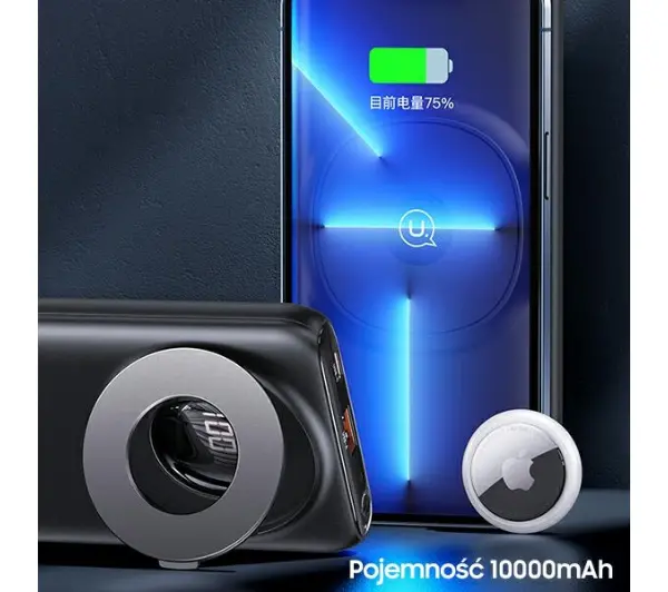 USAMS PB62 10000mAh PD 20W Niebieski