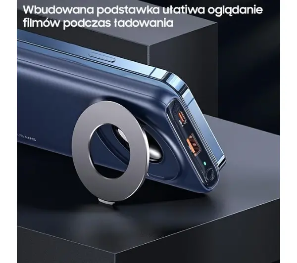 USAMS PB62 10000mAh PD 20W Niebieski