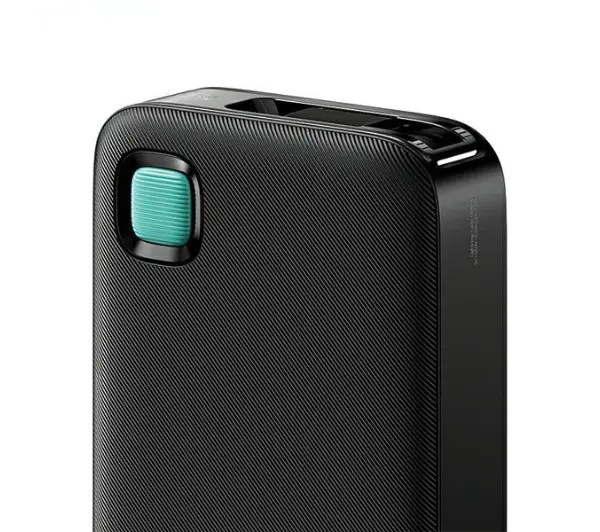 USAMS US-CD225 Ze zwijanym kablem Lightning Retractable 10000mAh PD 20W Fast Charge XY Series Fioletowy