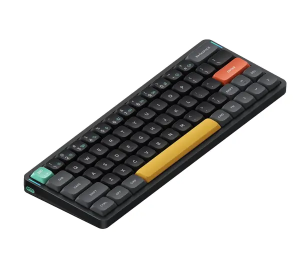 NuPhy Air60 V2 Gateron Low-profile Red Czarny