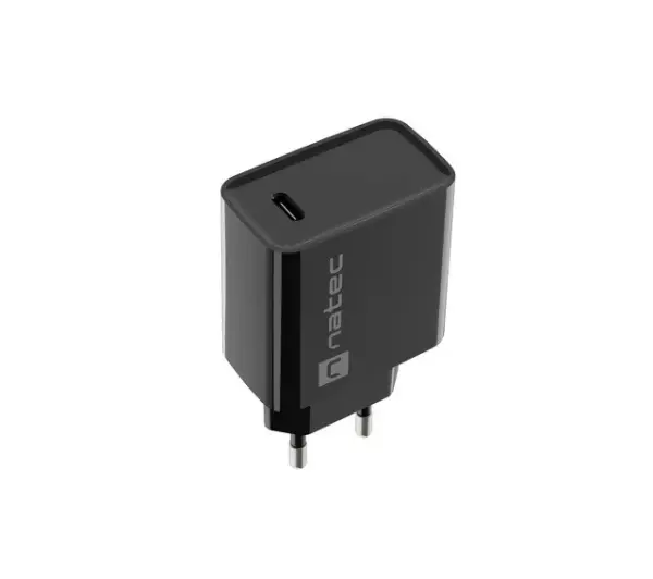 Natec Ribera 1x USB-C 20W Czarny