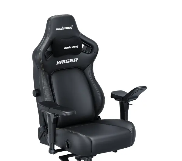 Anda Seat Kaiser 4 L Gamingowy do 120kg Skóra Eco Czarny - Kup na Raty - RRSO 0%