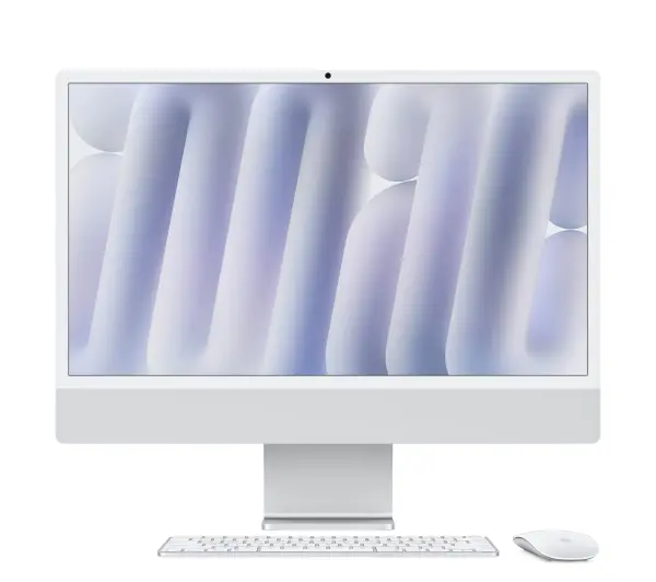 Apple iMac Retina 4.5K M4 10-rdzeni 23,5" 16GB RAM 256GB Dysk SSD macOS Srebrny
