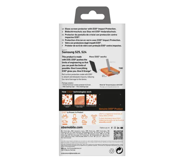 SBS D3O do Galaxy S25 Plus/S24 Plus