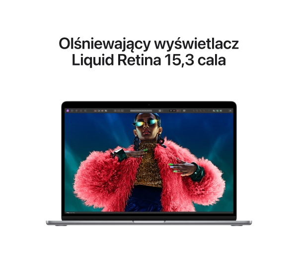 Apple MacBook Air 2024 15,3" M3 24GB RAM 512GB Dysk macOS Gwiezdna Szarość - Kup na Raty - RRSO 0%