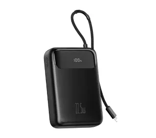 Mcdodo MC-3710 Digital Display 20000mAh, 22.5W z kablem Lightning Czarny