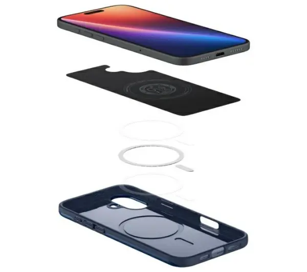 Spigen Thin Fit MagSafe do iPhone 16 Granatowy