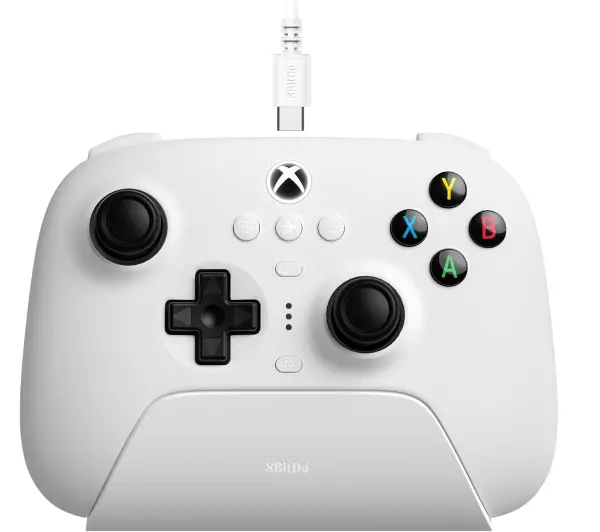 8BitDo Ultimate 3-mode Controller do PC, Xbox, Android Bezprzewodowy Biały