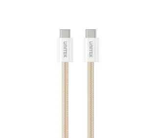 Unitek USB-C do USB-C PD 100W 1m Beżowy