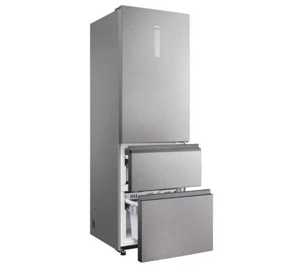 Haier Seria 5 HTW5618ENMG Funkcje AI Pełny No Frost 185cm Komora świeżości Zdalne sterowanie Inox - Kup na Raty - RRSO 0%