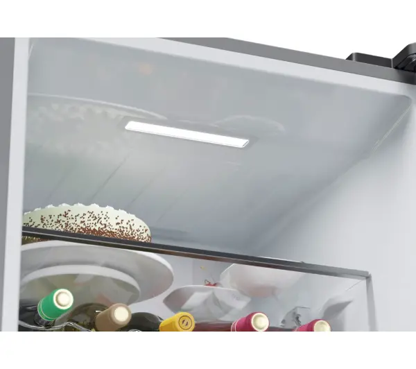 Haier Seria 5 HTW5618ENMG Funkcje AI Pełny No Frost 185cm Komora świeżości Zdalne sterowanie Inox - Kup na Raty - RRSO 0%