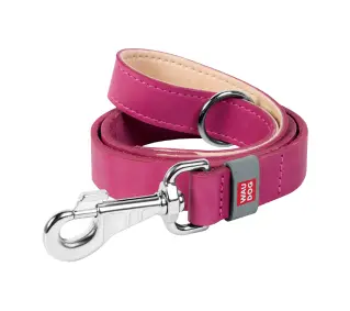 Waudog naturalnej skóry 122 cm Różowy