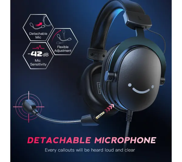 Fifine AmpliGame H9 Nauszne Czarny
