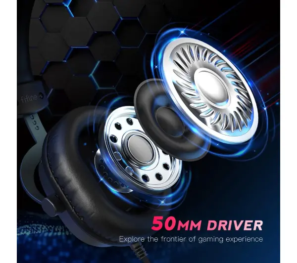 Fifine AmpliGame H9 Nauszne Czarny