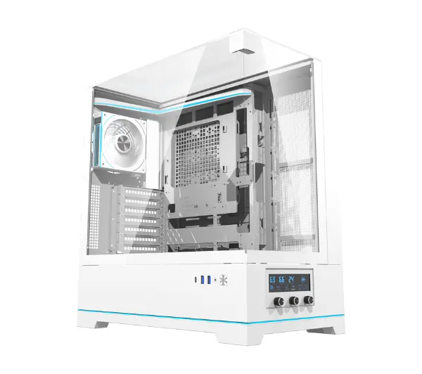 Darkflash DY450 Pro ARGB Biały