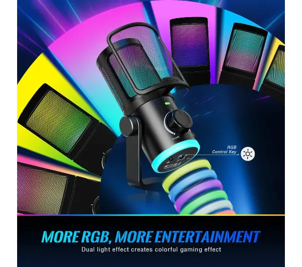 Fifine AmpliGame AM6W Przewodowy Pojemnościowy Biały