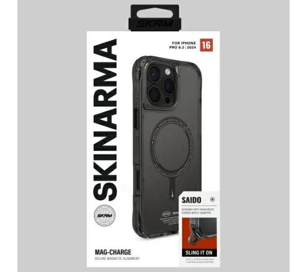 Skinarma Saido Magnetic Charging do iPhone 16 Pro Czarny