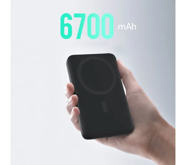 Aukey PB-MS01 6700mAh 20W Czarny