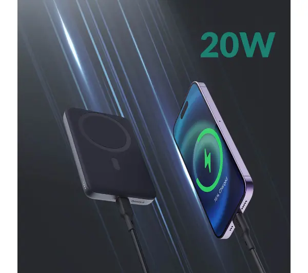 Aukey PB-MS01 6700mAh 20W Czarny