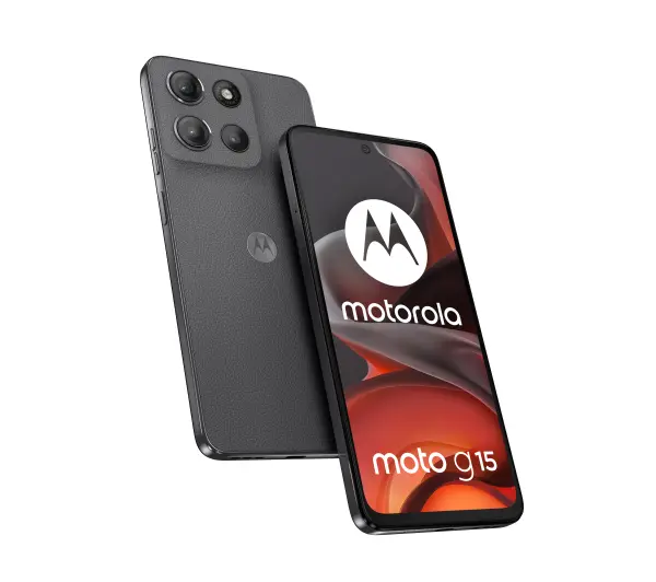 Motorola moto G15 8/128GB 6,72" 50Mpix Grafitowy - ⚡ BESTSELLERY ⚡ - Kup na Raty - RRSO 0%