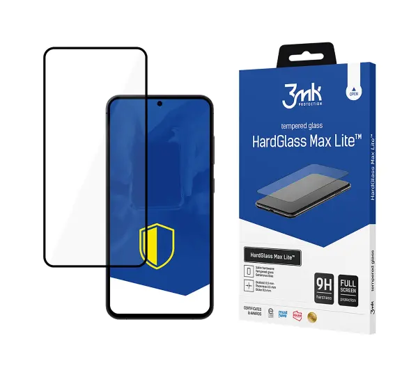 Szkło hartowane 3MK HardGlass Max Lite Black do Samsung Galaxy S25 czarny/black