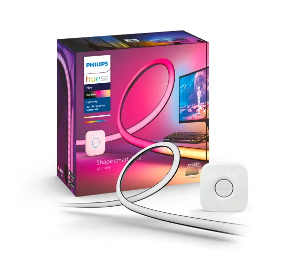 Inteligentne oświetlenie - Philips Hue Zestaw startowy Play gradient PC 32 - 34
