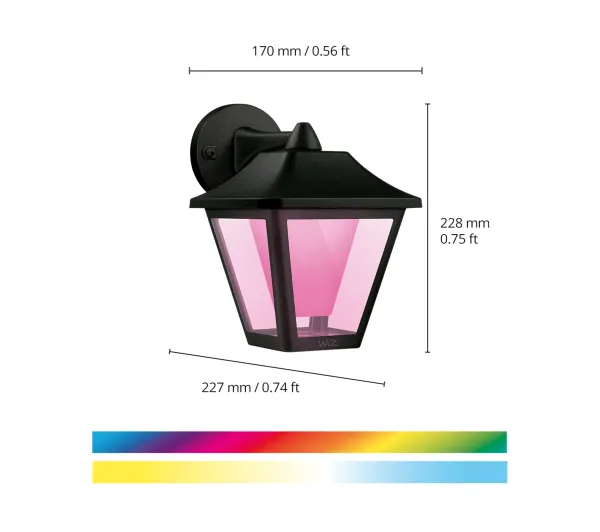 WiZ 9,5W Czarny - Kup na Raty - RRSO 0%