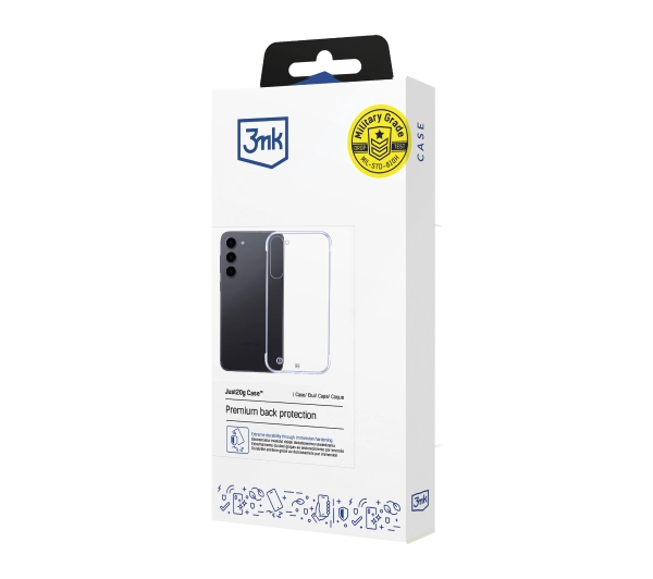 3mk Just20g Clear Case do Galaxy S23 Plus Przezroczysty