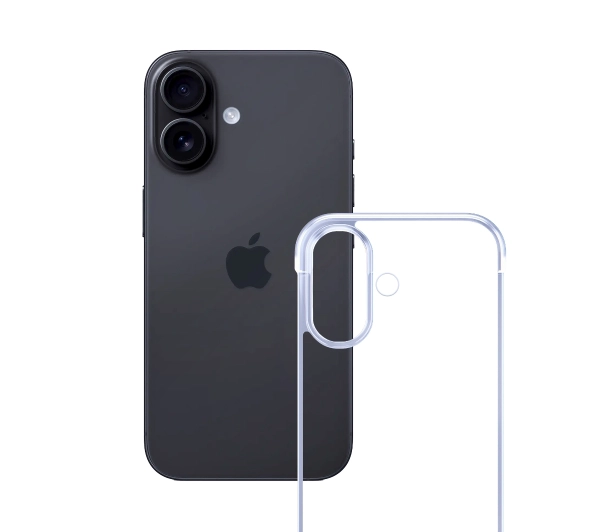 3mk Just20g Clear Case do iPhone 16 Przezroczysty