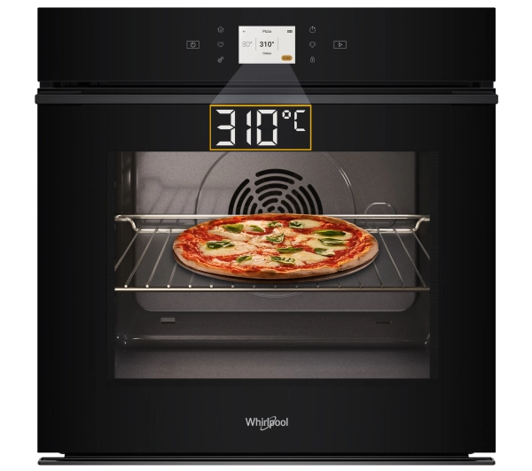 Piekarniki do zabudowy - Whirlpool WOI98FPT2SBA Pizza 310C Termoobieg Termosonda AirFry Czarny