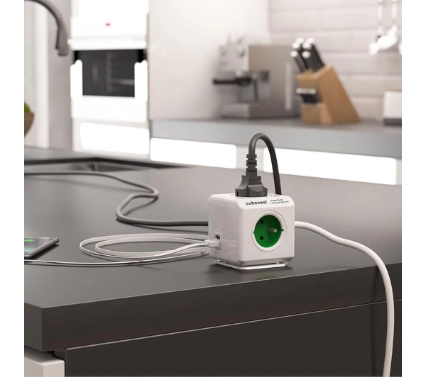 Cubenest PowerCube Extended PC420 USB PD 20W 1,5m Zielony