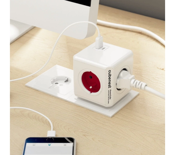 Cubenest PowerCube Original PC220 USB PD 20W Czerwony