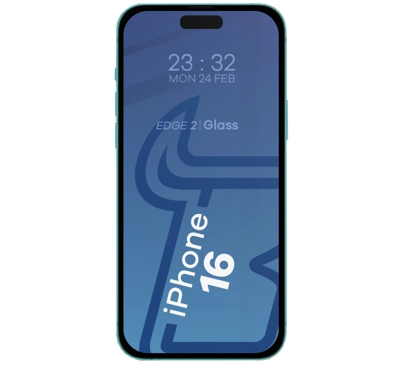 Bizon 2x szkło + szybka na aparat Edge 2 Pack do iPhone 16