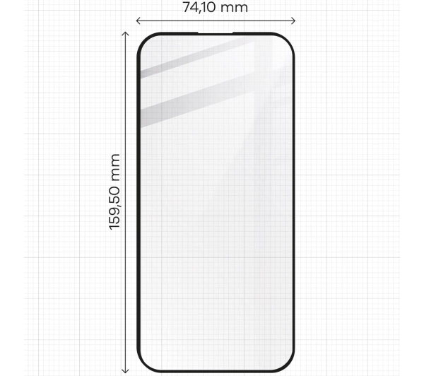 Bizon 2x szkło + szybka na aparat Edge 2 Pack do iPhone 16 Pro Max