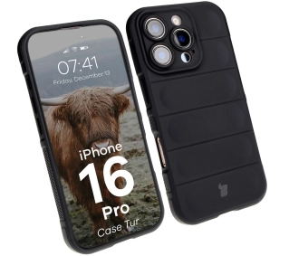 Bizon Tur do iPhone 16 Pro Czarny