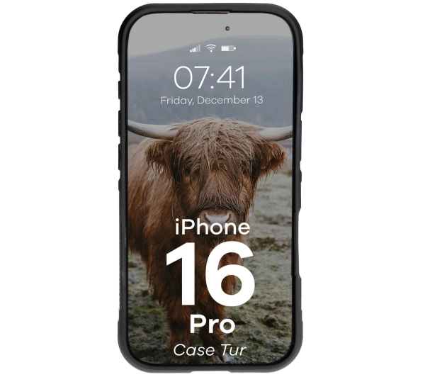 Bizon Tur do iPhone 16 Pro Czarny