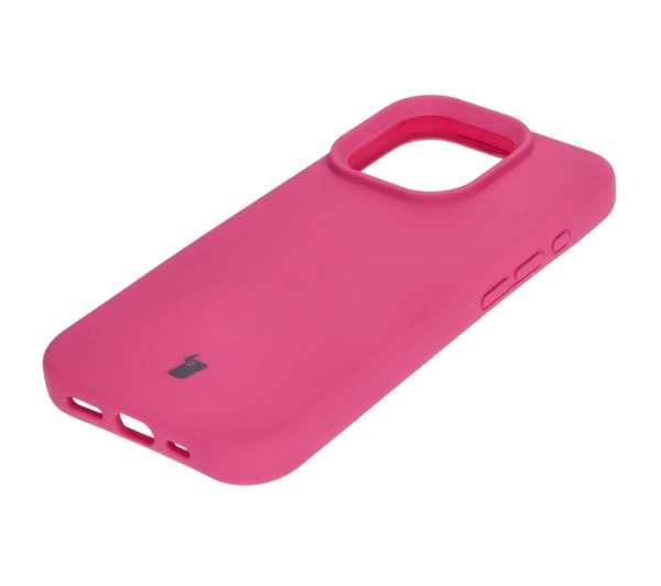 Bizon Silikonowe Soft do iPhone 16 Pro Fuksja