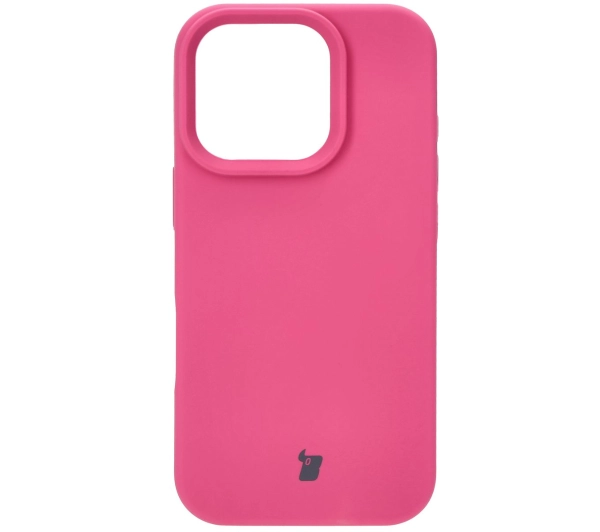 Bizon Silikonowe Soft do iPhone 16 Pro Fuksja