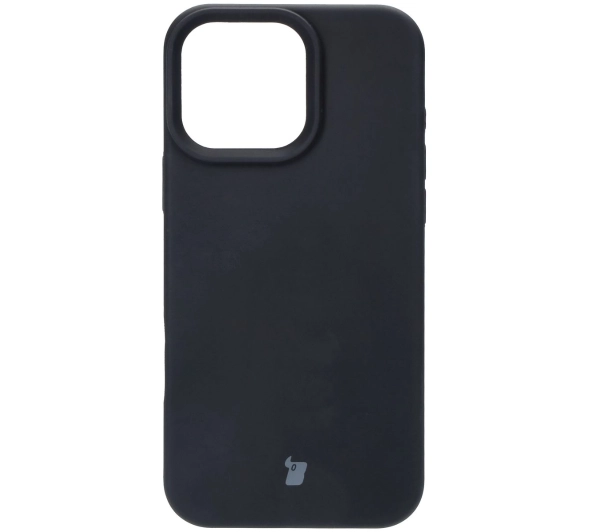Bizon Silikonowe Soft do iPhone 16 Pro Max Czarny