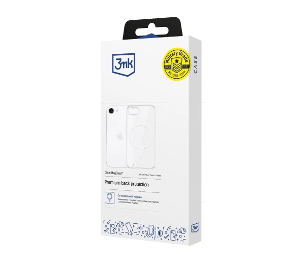 3mk Clear MagCase do iPhone 16e Przezroczysty