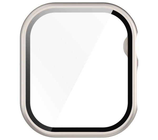 Bizon ze szkłem do Apple Watch 10 42mm Szampańskie