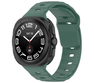 Bizon Strap Watch Silicone G do Galaxy Watch Ultra 47mm Ciemno-zielony