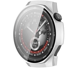 Bizon ze szkłem do Huawei Watch GT5 Pro 46mm Satynowo srebrny