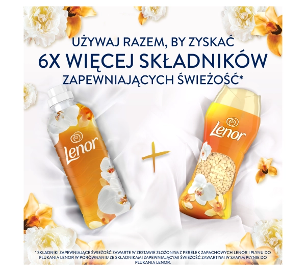 Lenor Perełki Gold Orchid & Vanilla 195g
