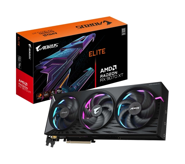 Gigabyte AORUS Radeon RX 9070 XT ELITE 16GB GDDR6 256bit FSR