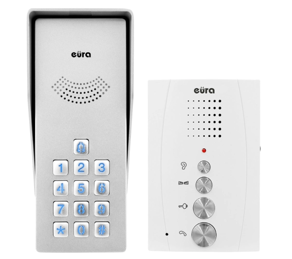 Domofony - Eura-Tech Eura ADP-38A3 Biały